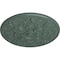 Ekena Millwork Baile Ceiling Medallion (Fits Canopies up to 6"), Hand-Painted Cloud Burst, 31 1/4"OD x 2 1/4"P CM31BACBF - alternate 2